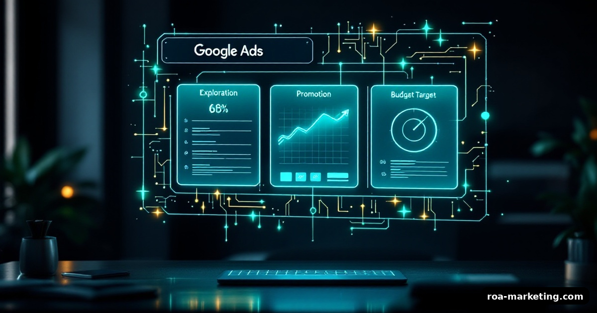 Google Ads dashboard showing AI bidding strategy updates with green upward trend arrows