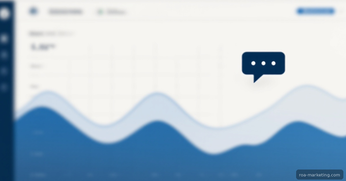 AI chat interface showing sponsored content with dismissal rate decline chart