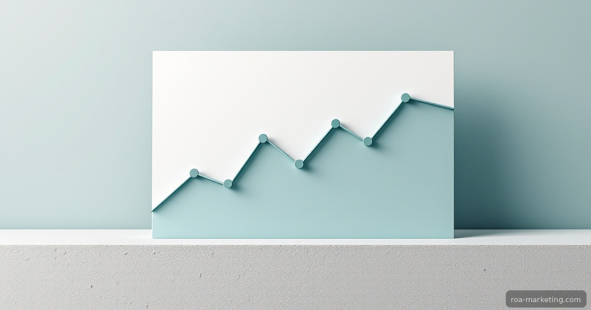 Dashboard showing Google Ads CTR metrics with upward trend indicators for good click-through rate performance